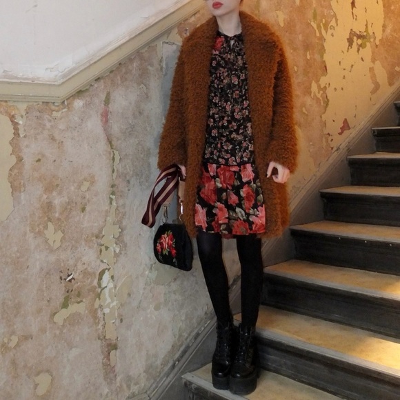 FRENCH CONNECTION Anastasia Mix Floral Smock Dress - Picture 10 of 10